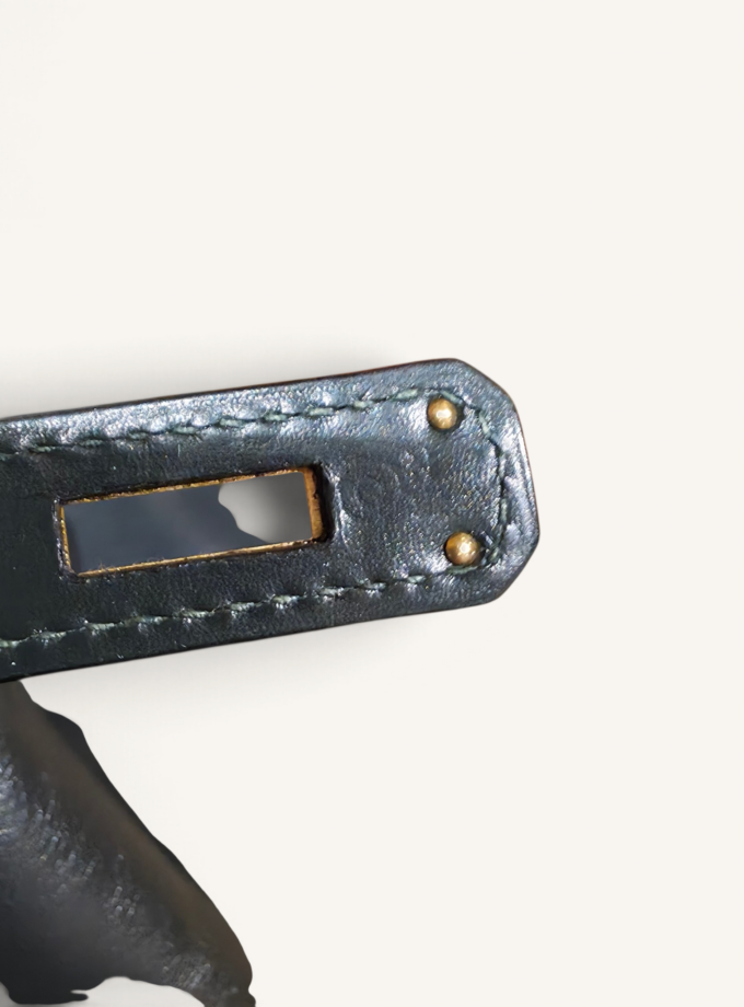 Sac Hermès Birkin 40 Box Vert