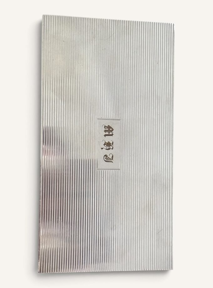 Boîte Hermès Vintage Métal Argenté