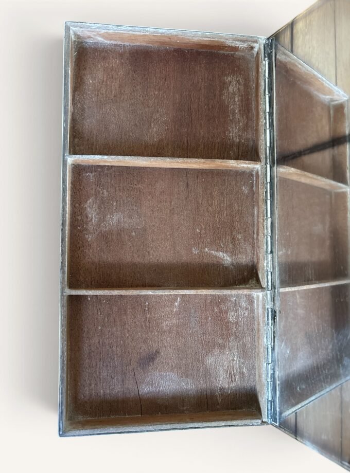 Boîte Hermès Vintage Métal Argenté