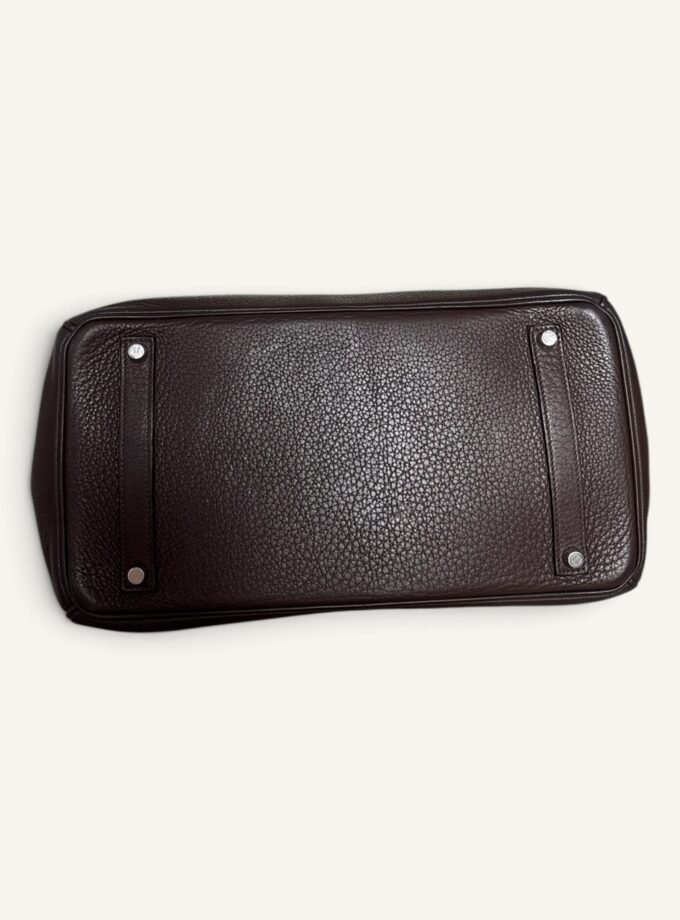 Sac Hermès Birkin 35 Taurillon Ebene