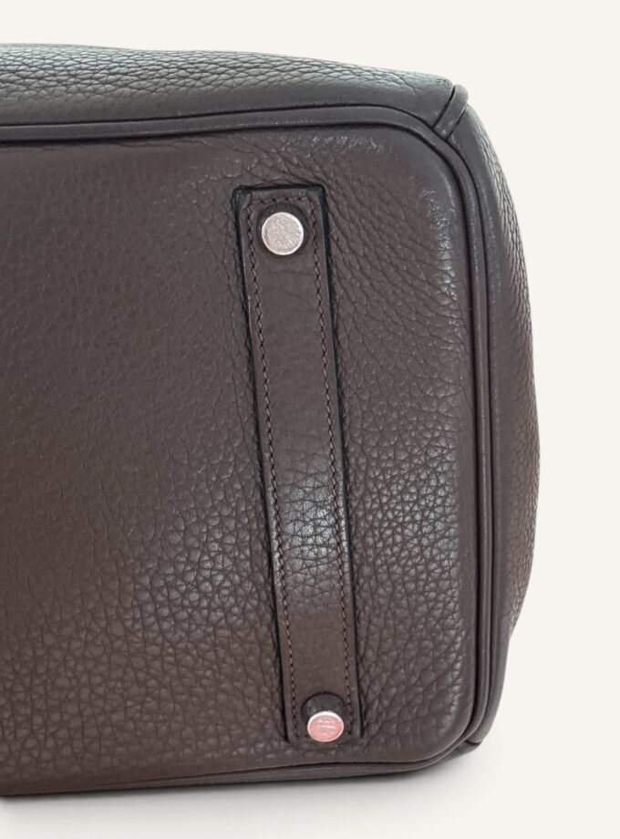 Sac Hermès Birkin 35 Taurillon Ebene