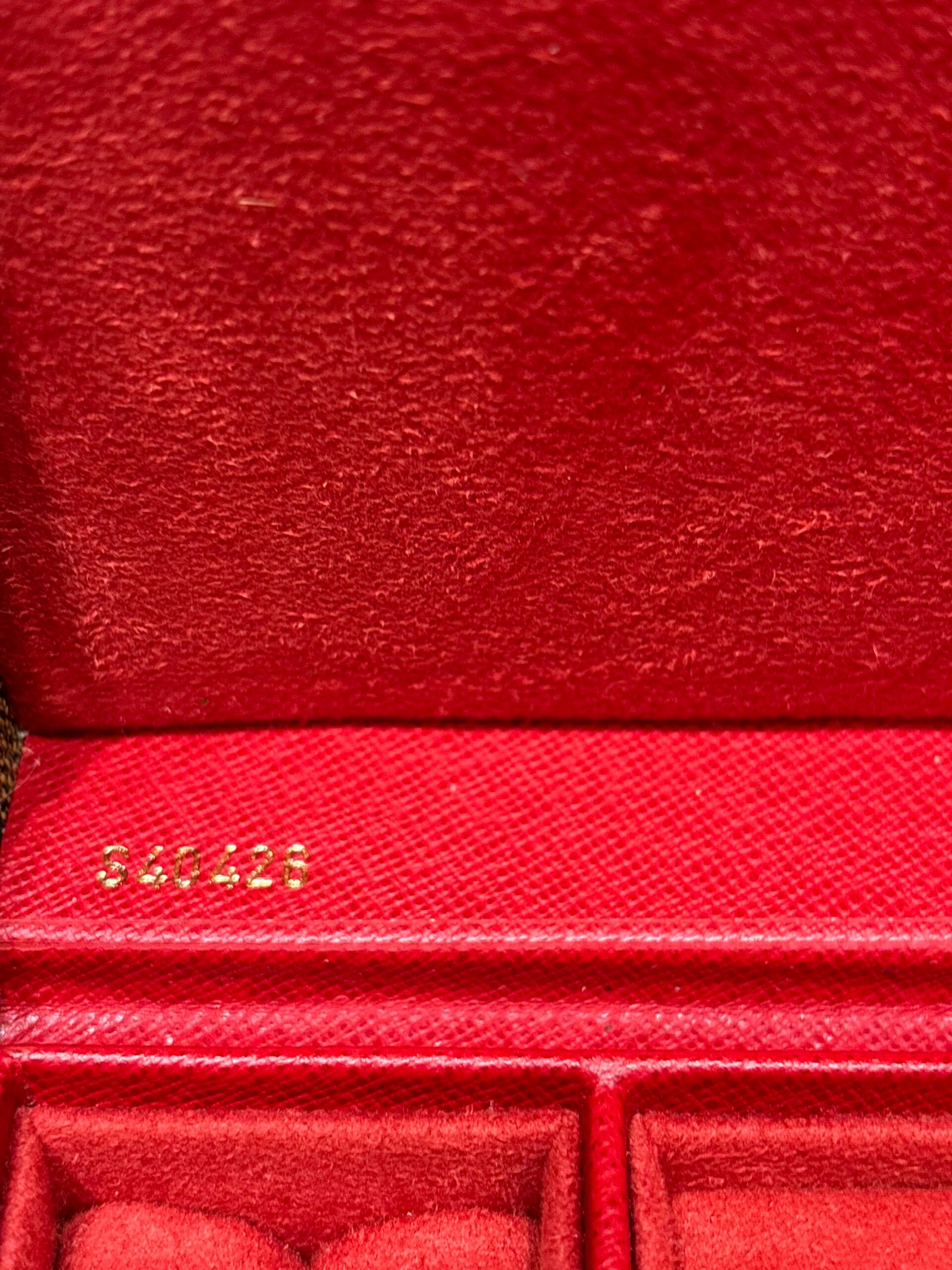 Boîte à bijoux Louis Vuitton Damier