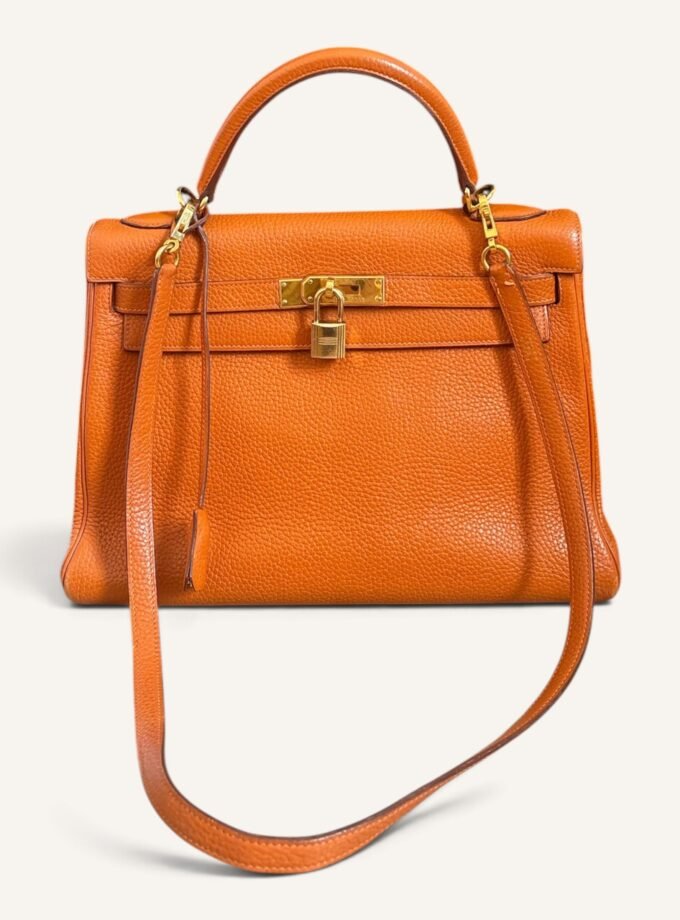 Sac Hermès Kelly 32 Orange