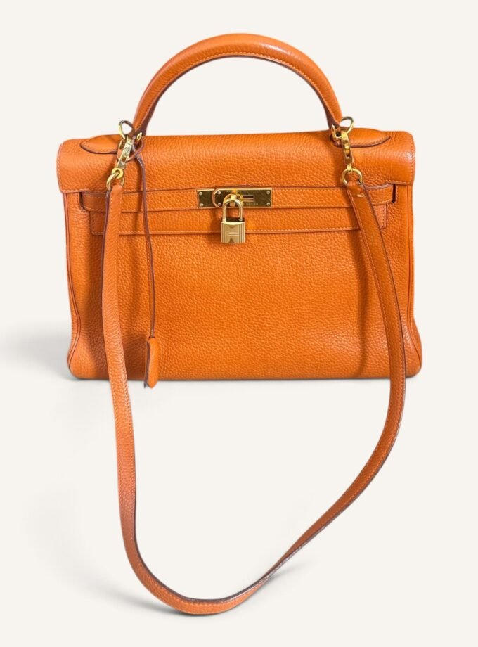 Sac Hermès Kelly 32 Orange