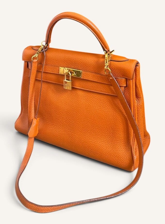 Sac Hermès Kelly 32 Orange