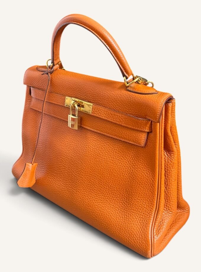 Sac Hermès Kelly 32 Orange