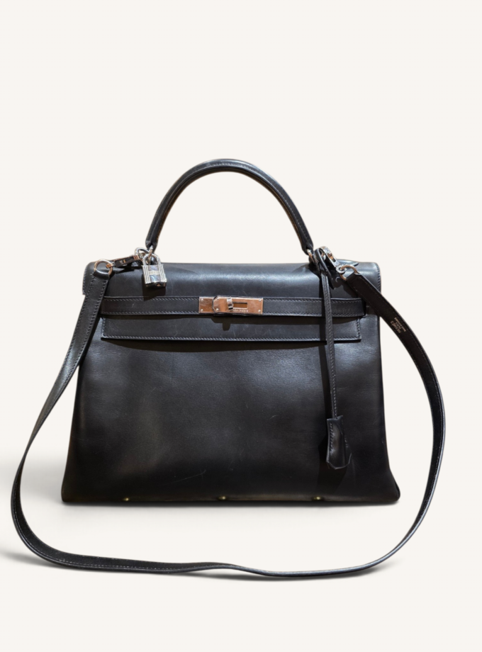 Kelly 32 Box noir Palladium