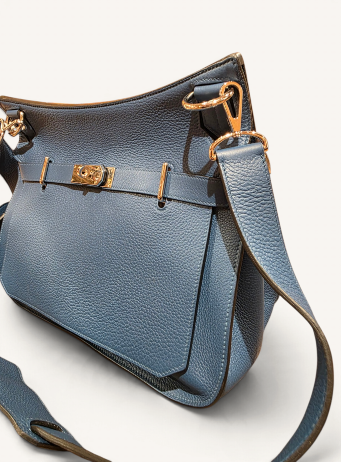 Sac Hermès Gypsière Bleu Togo