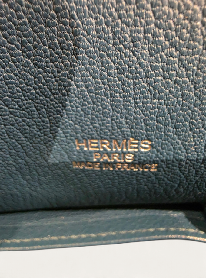 Sac Hermès Gypsière Bleu Togo