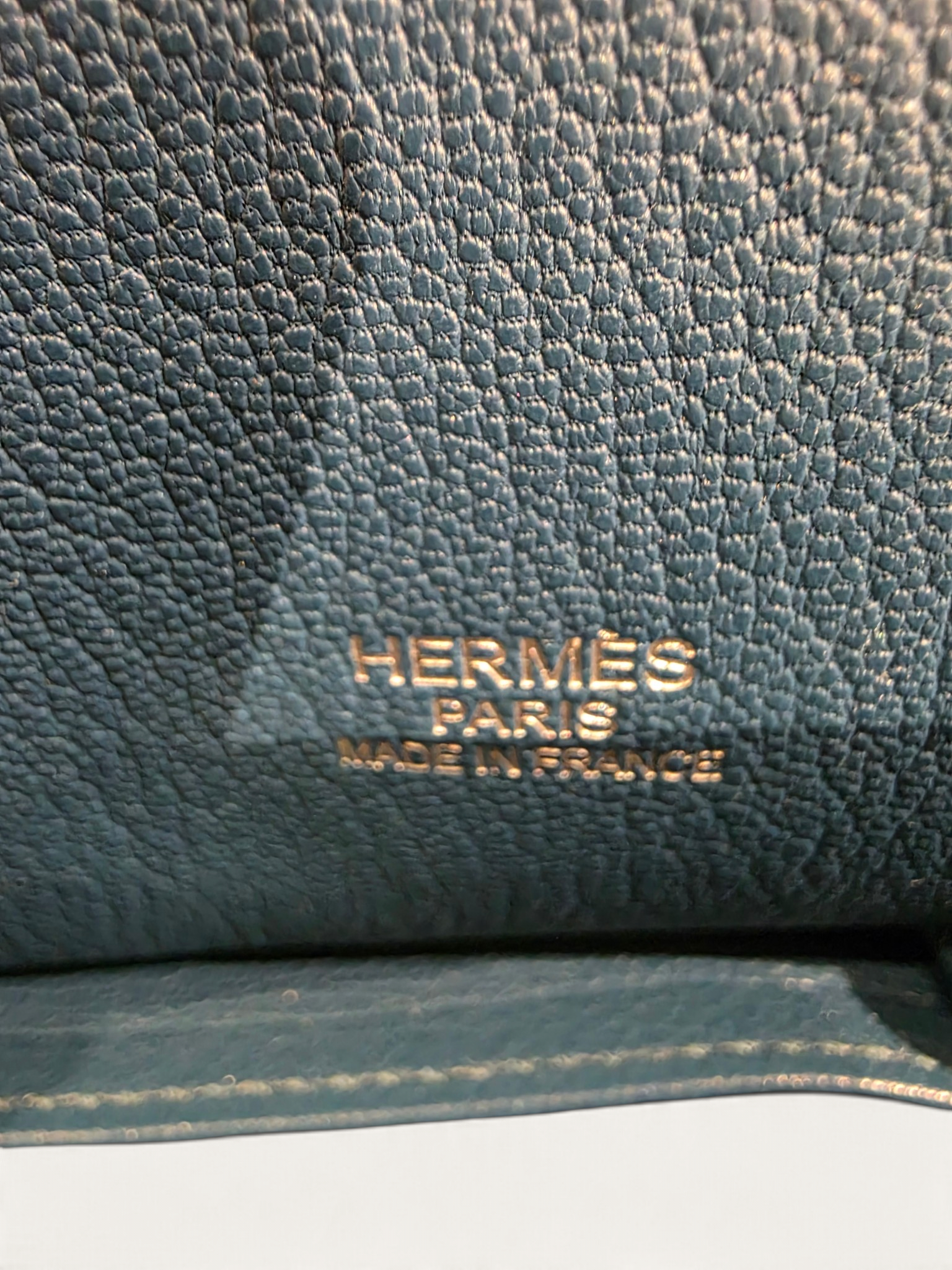 Hermès Gypsière bleu Togo