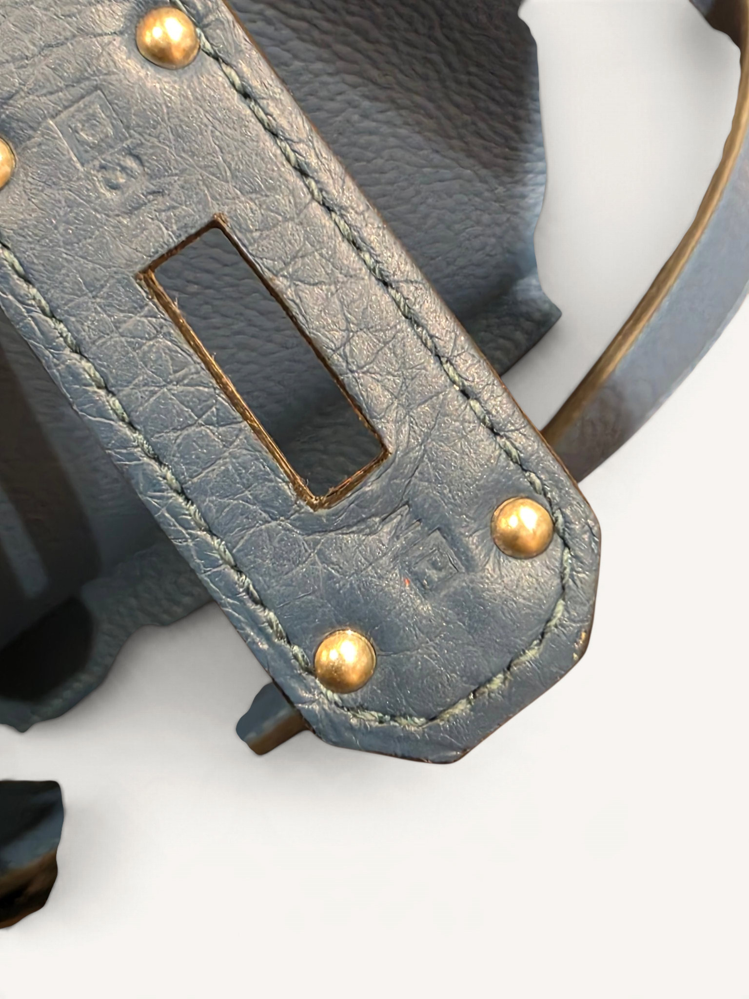 Hermès Gypsière bleu Togo