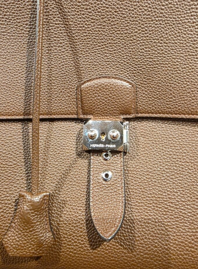 Sac à Dépêches Hermès Togo Marron