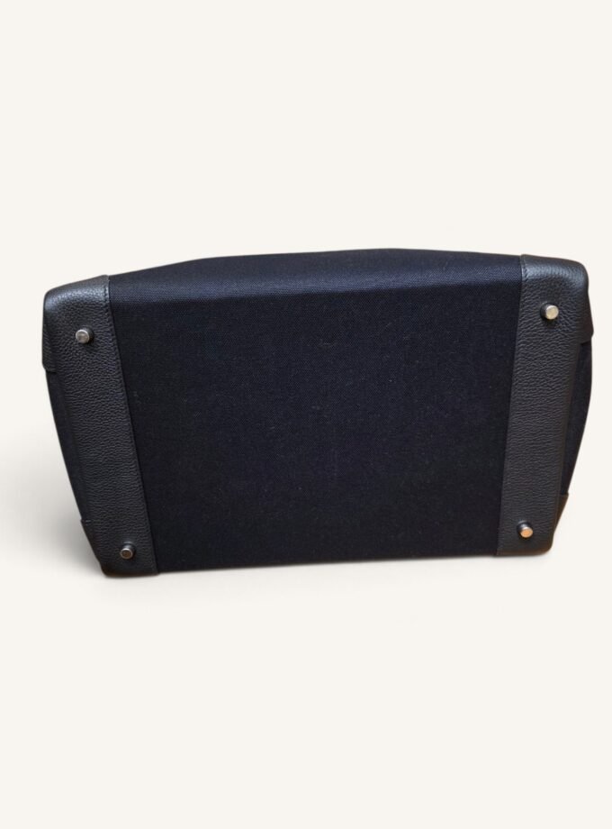 Sac Hermès HAC 40 Toile & Cuir Noir