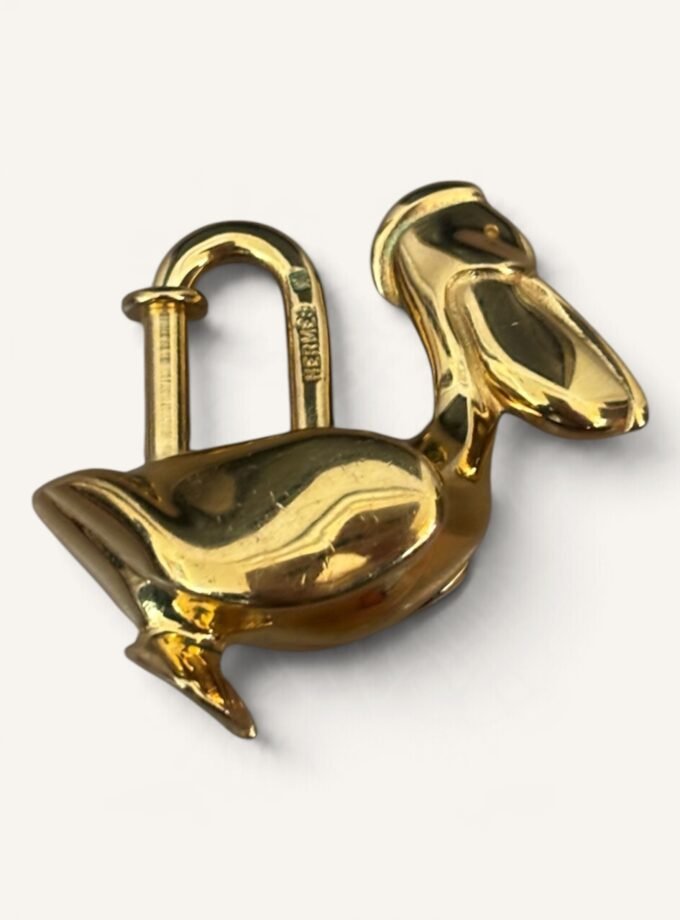 Cadenas Hermès Pélican Doré 1992