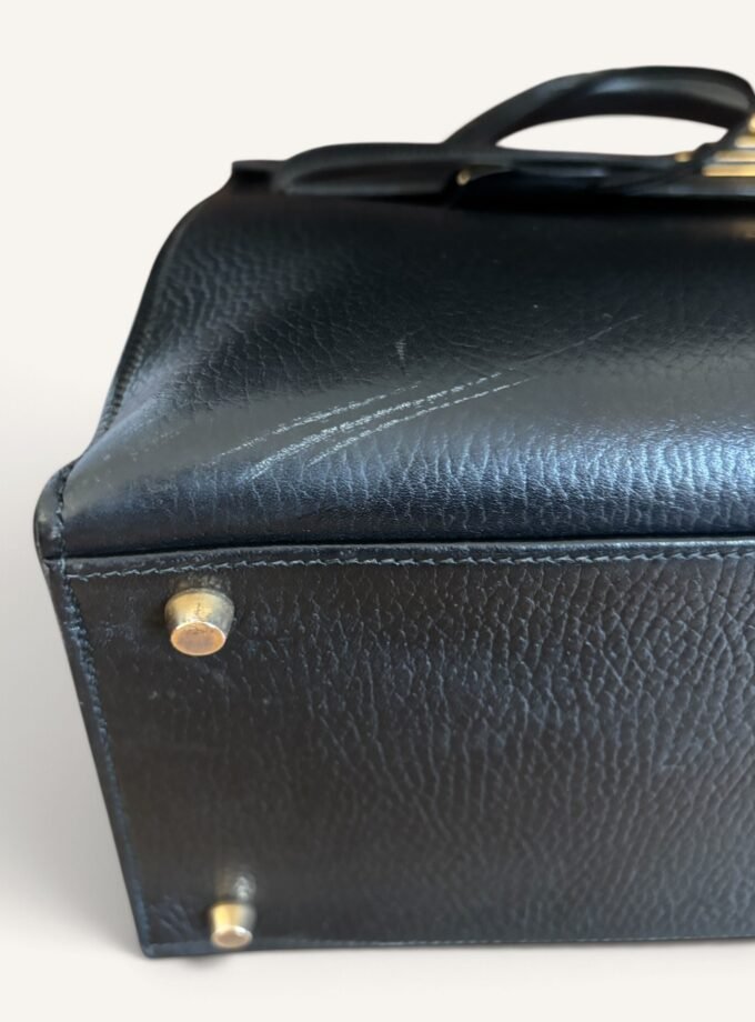 Sac Hermès Kelly 40 Ardennes Noir