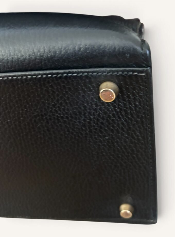 Sac Hermès Kelly 40 Ardennes Noir
