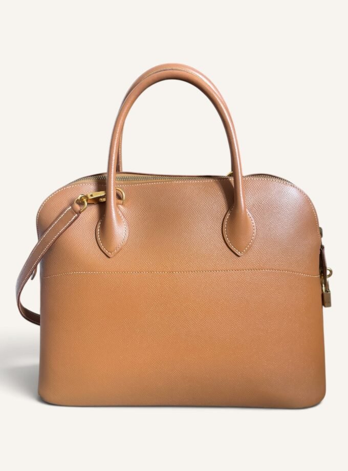 Hermès Bolide Courchevel Gold