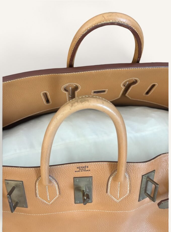Sac Hermès HAC 60 Ardennes Gold Vintage