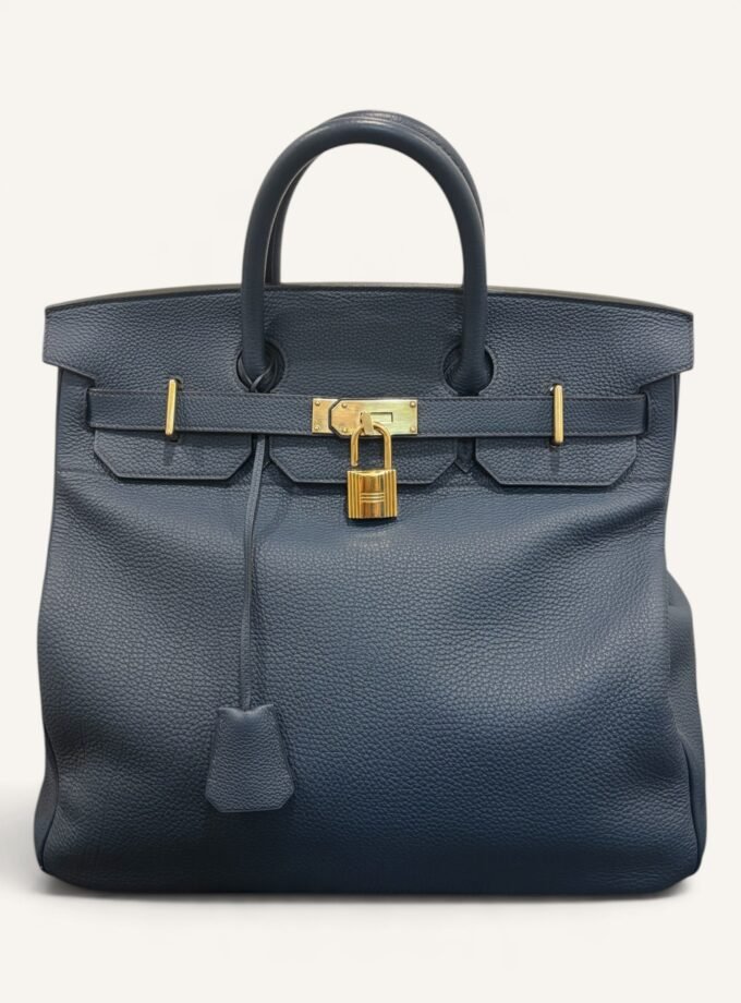 Sac Hermès HAC 40 Togo Bleu de Prusse