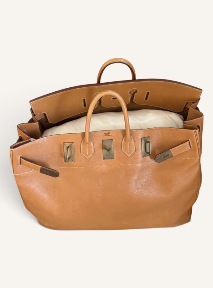 Sac Hermès HAC 60 Ardennes Gold Vintage