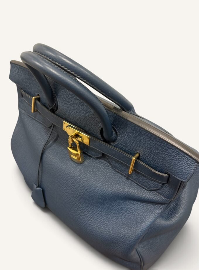 Sac Hermès HAC 40 Togo Bleu de Prusse