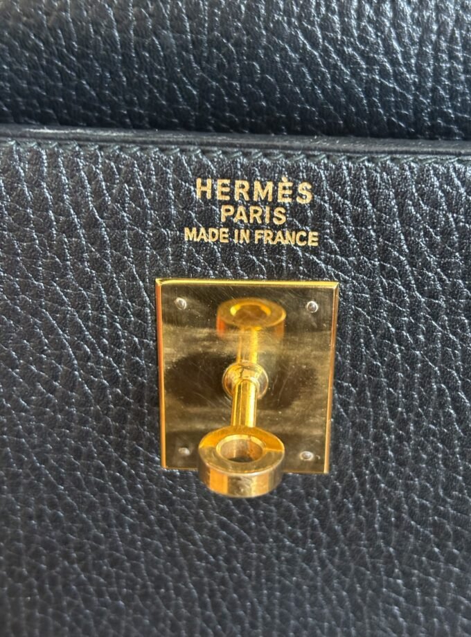 Sac Hermès Kelly 40 Ardennes Noir