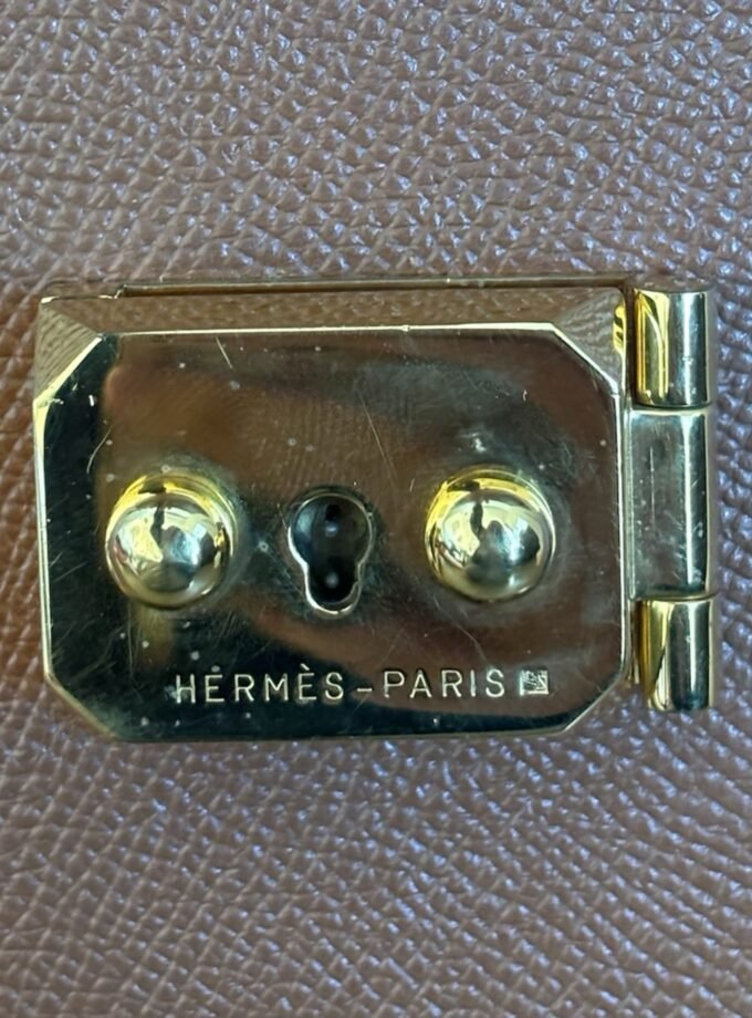 Sac à Dépêches Hermès 40 Courchevel Gold 1996