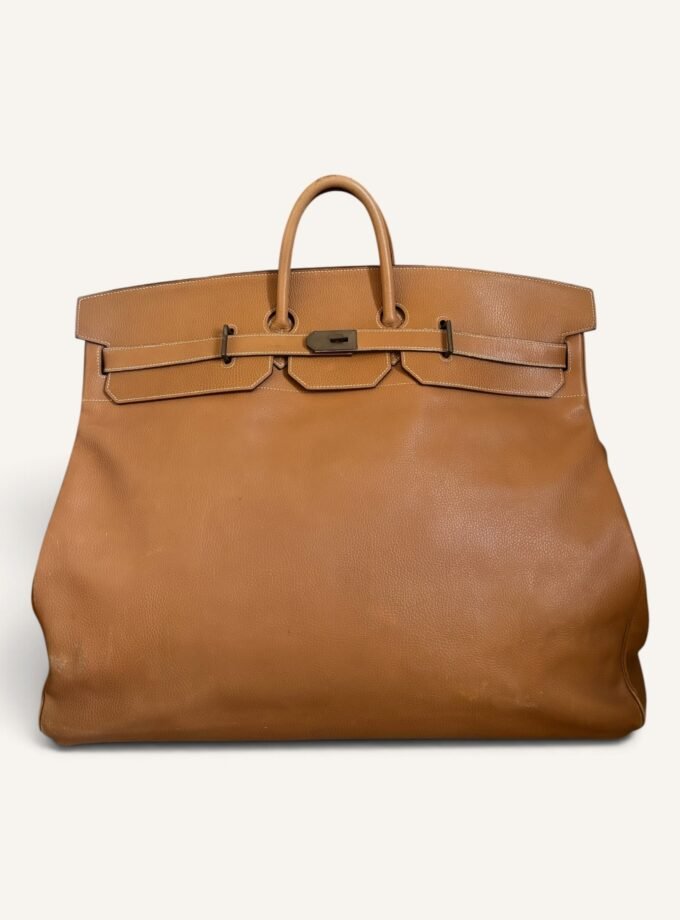 Sac Hermès HAC 60 Ardennes Gold Vintage