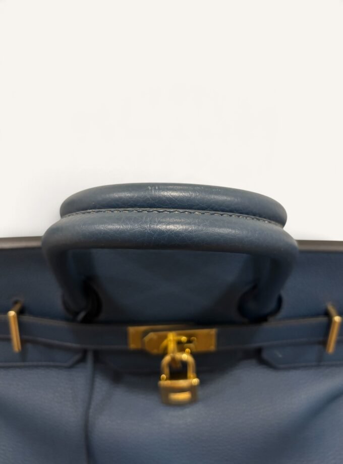 Sac Hermès HAC 40 Togo Bleu de Prusse