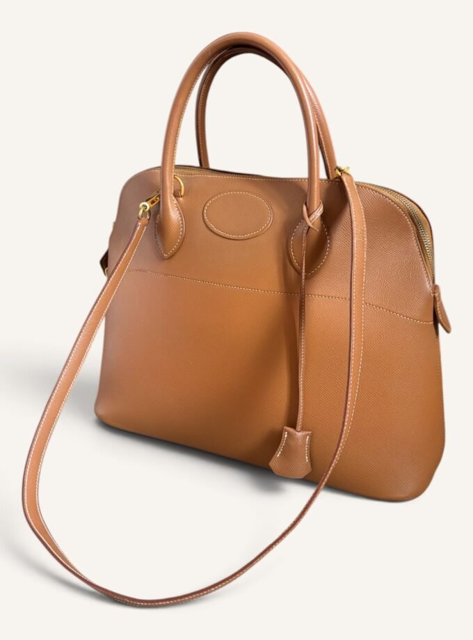 Hermès Bolide Courchevel Gold