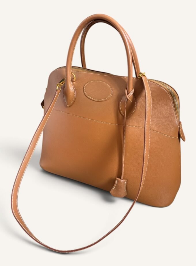 Hermès Bolide Courchevel Gold