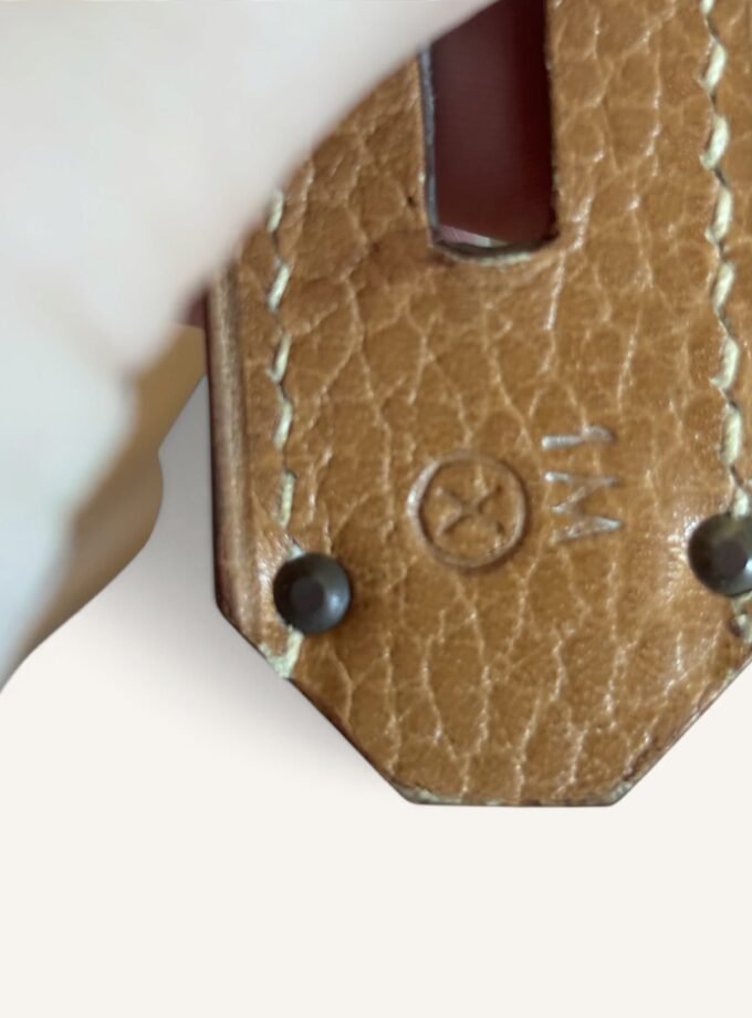 Sac Hermès HAC 60 Ardennes Gold Vintage