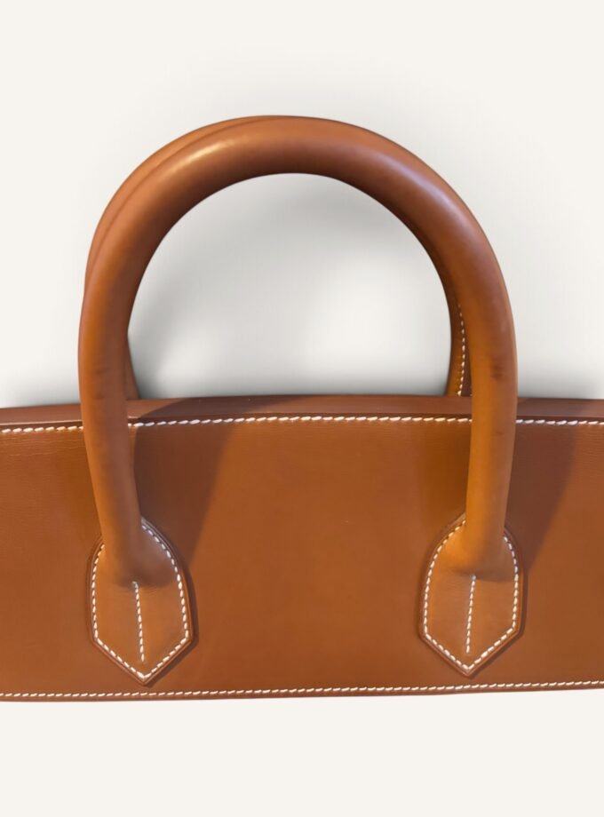 Sac Hermès HAC 40 Toile & Cuir Barenia Rare