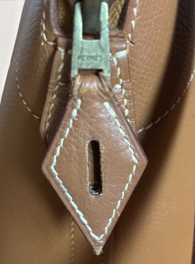 Hermès Bolide Courchevel Gold