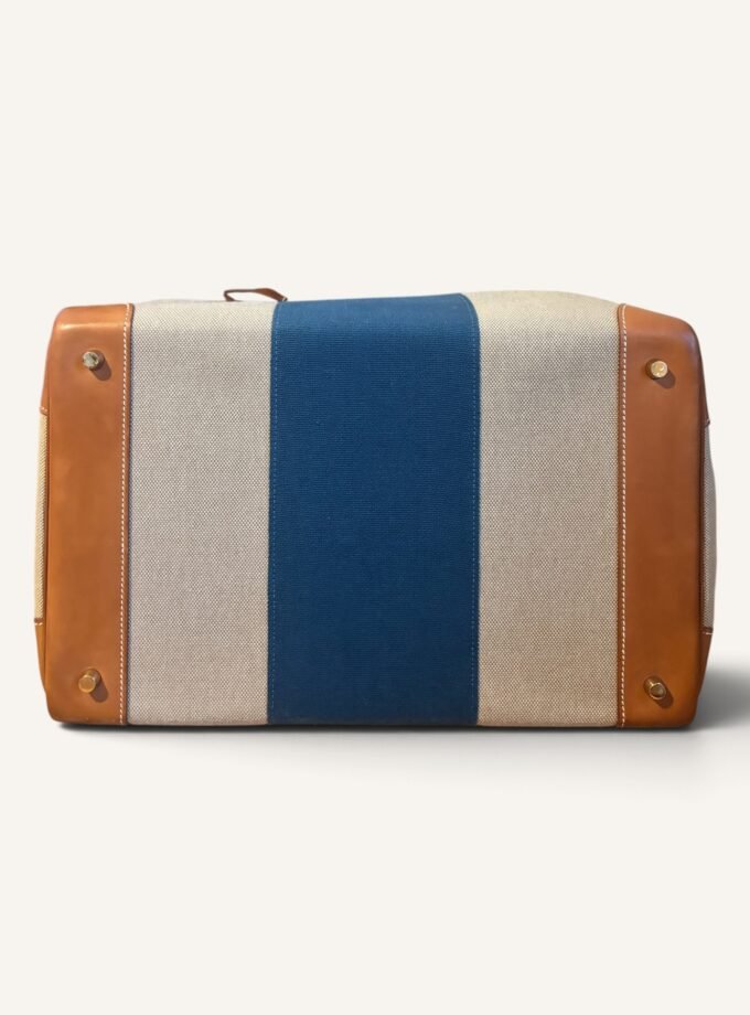 Sac Hermès HAC 40 Toile & Cuir Barenia Rare