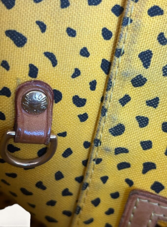 Sac Louis Vuitton Neverfull Yayoi Kusama jaune