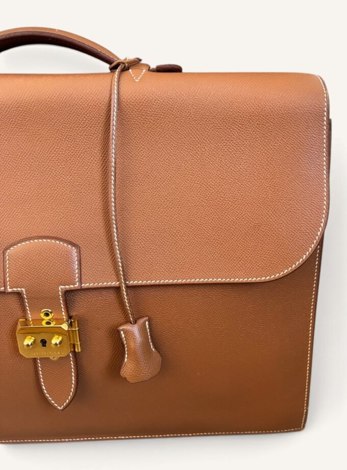 Sac à Dépêches Hermès 40 Courchevel Gold 1996