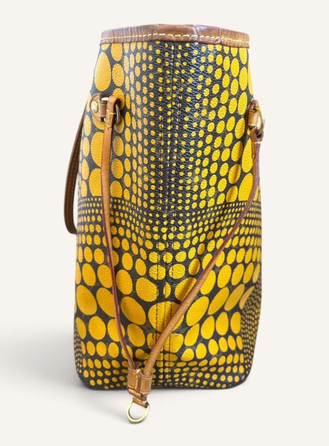 Sac Louis Vuitton Neverfull Yayoi Kusama jaune