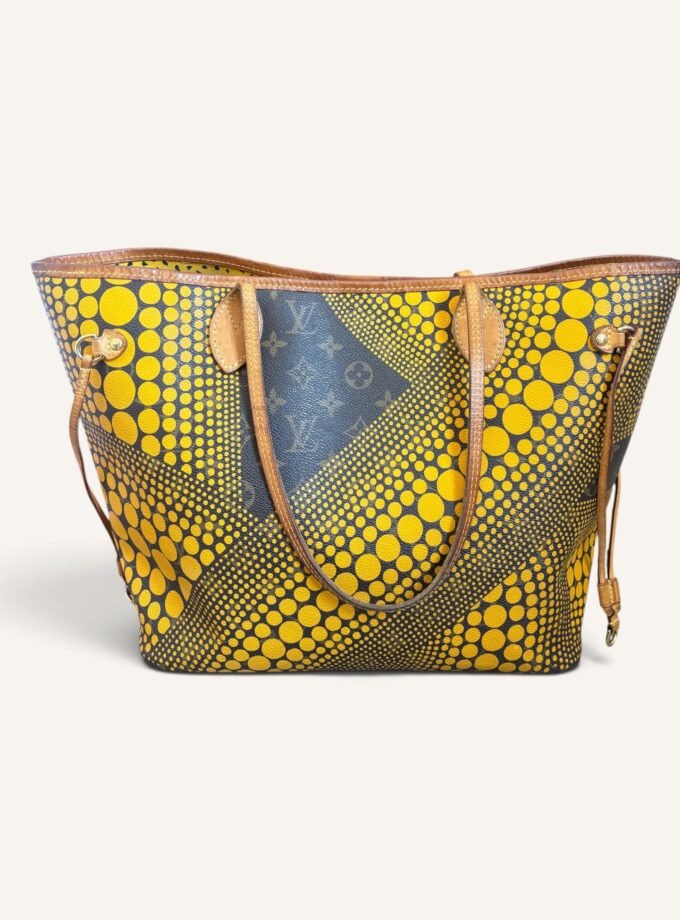 Sac Louis Vuitton Neverfull Yayoi Kusama jaune