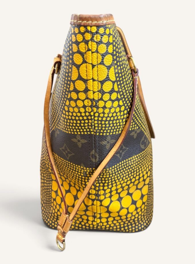 Sac Louis Vuitton Neverfull Yayoi Kusama jaune