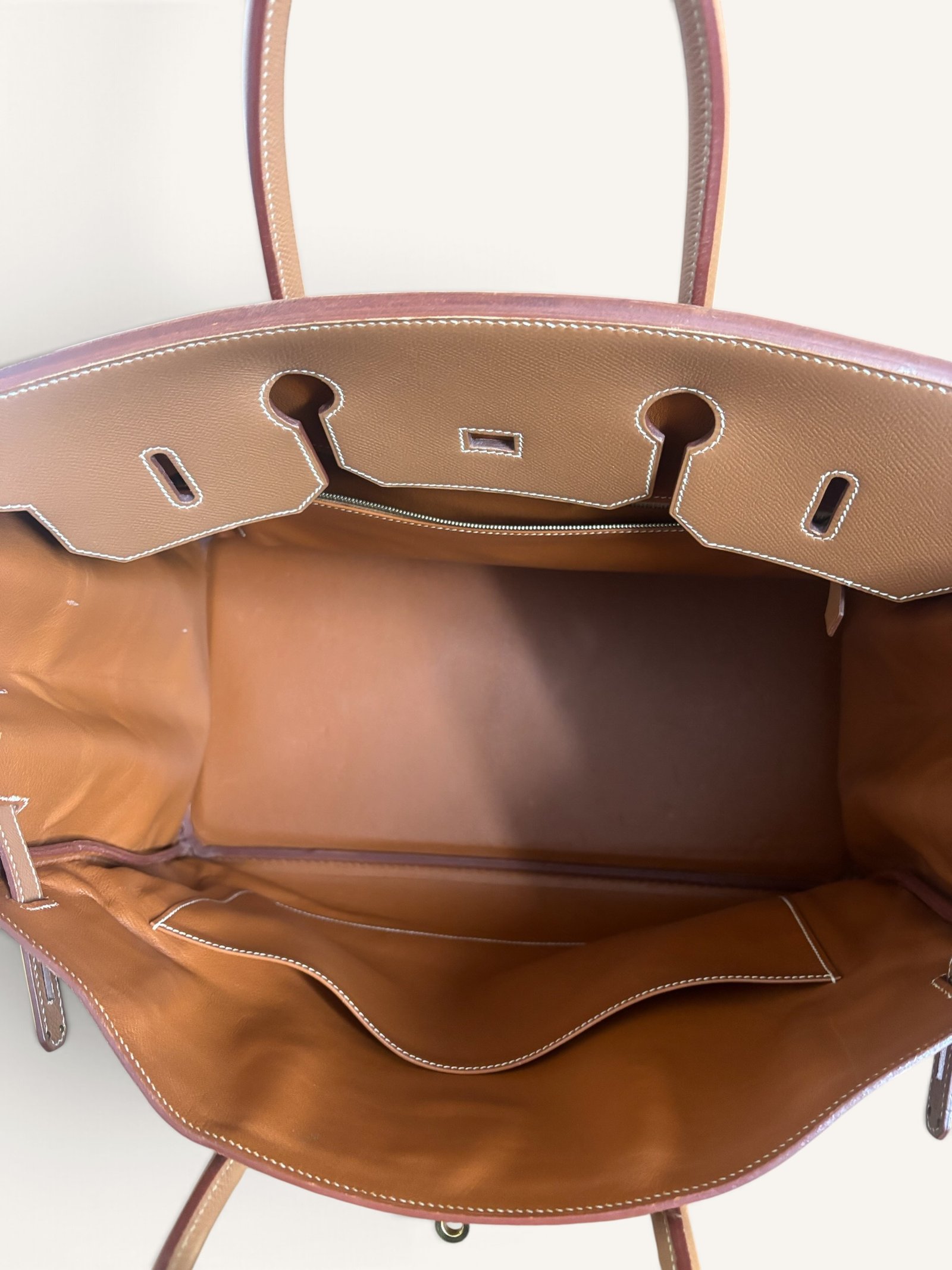 Birkin 40 Courchevel Gold