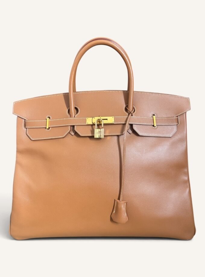 Sac Hermès Birkin 40 Courchevel Gold