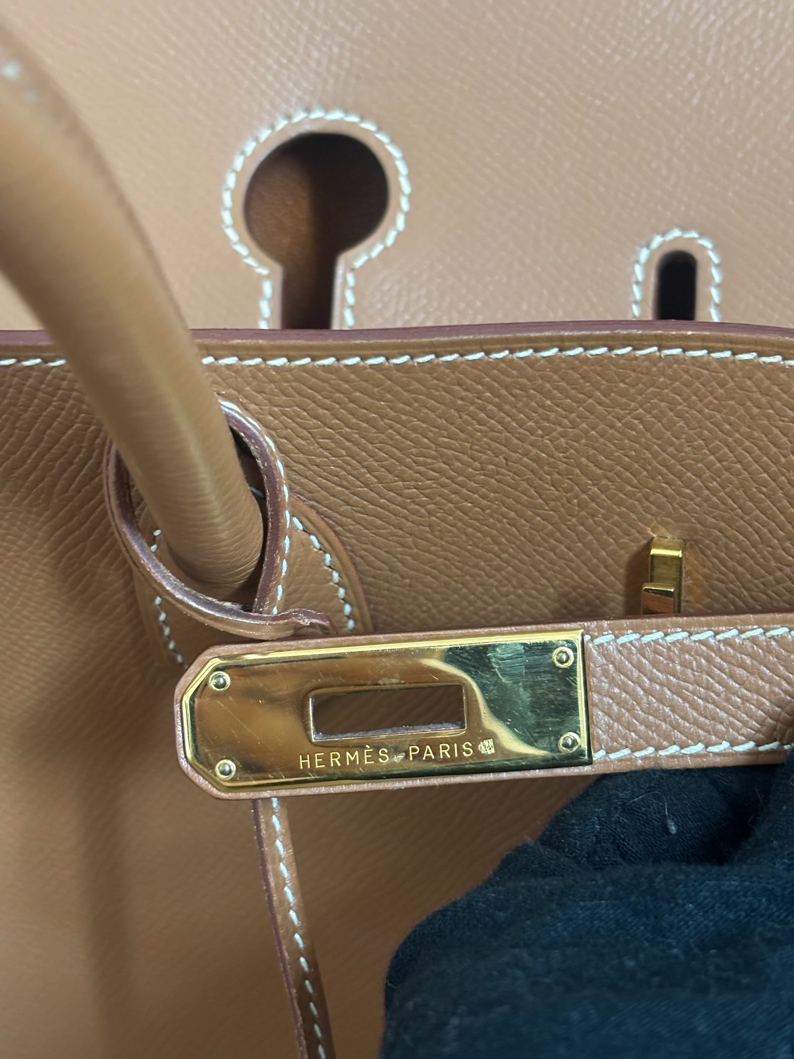 Birkin 40 Courchevel Gold