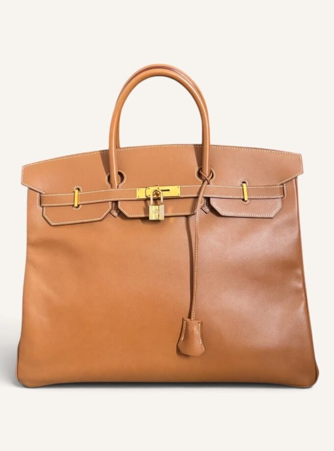 Birkin 40 Courchevel Gold