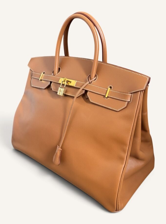 Sac Hermès Birkin 40 Courchevel Gold