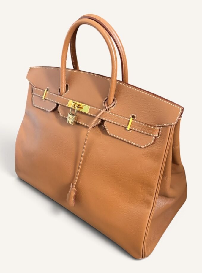 Sac Hermès Birkin 40 Courchevel Gold