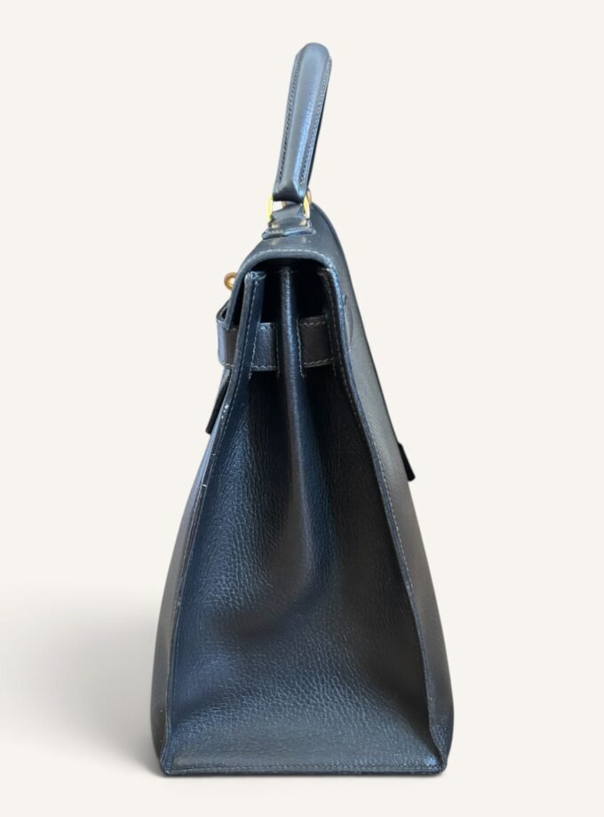 Sac Hermès Kelly 40 Ardennes Noir