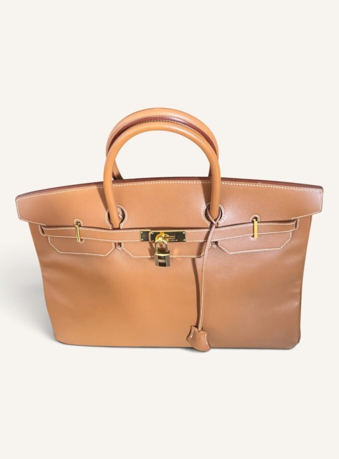 Sac Hermès Birkin 40 Courchevel Gold
