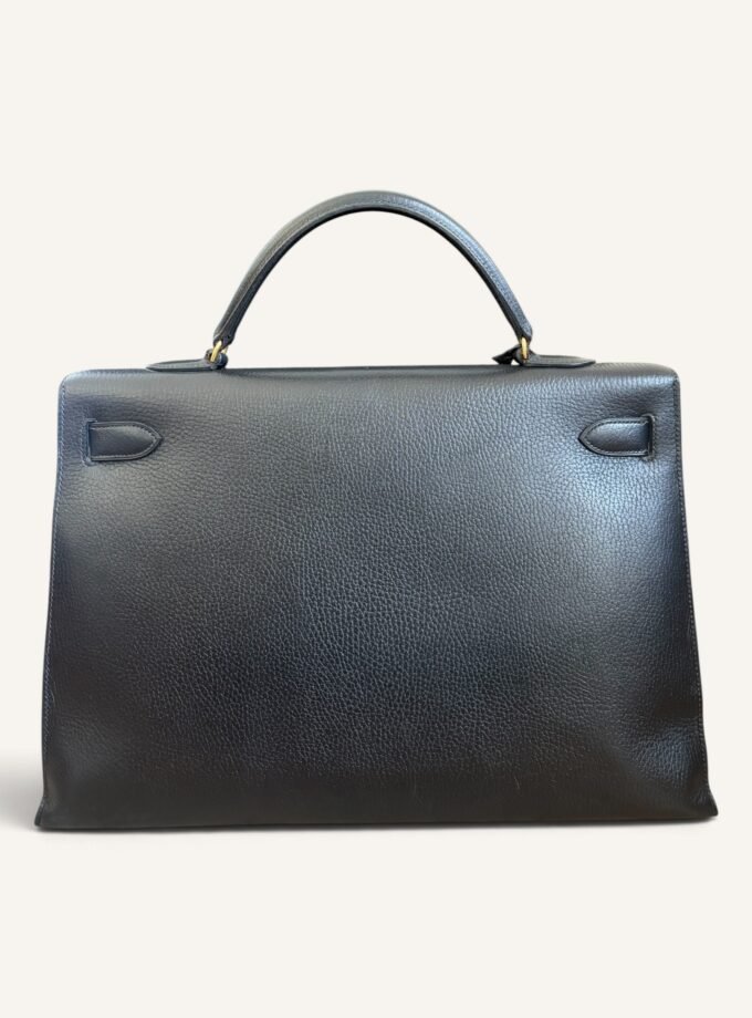 Sac Hermès Kelly 40 Ardennes Noir