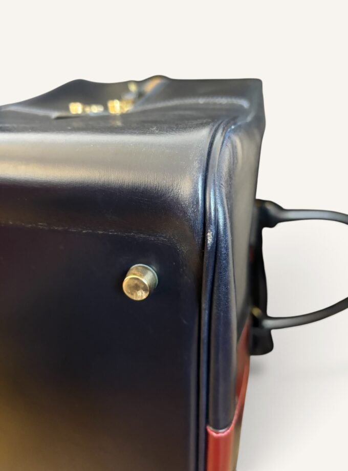 Sac Hermès Plume 45 Box Vintage